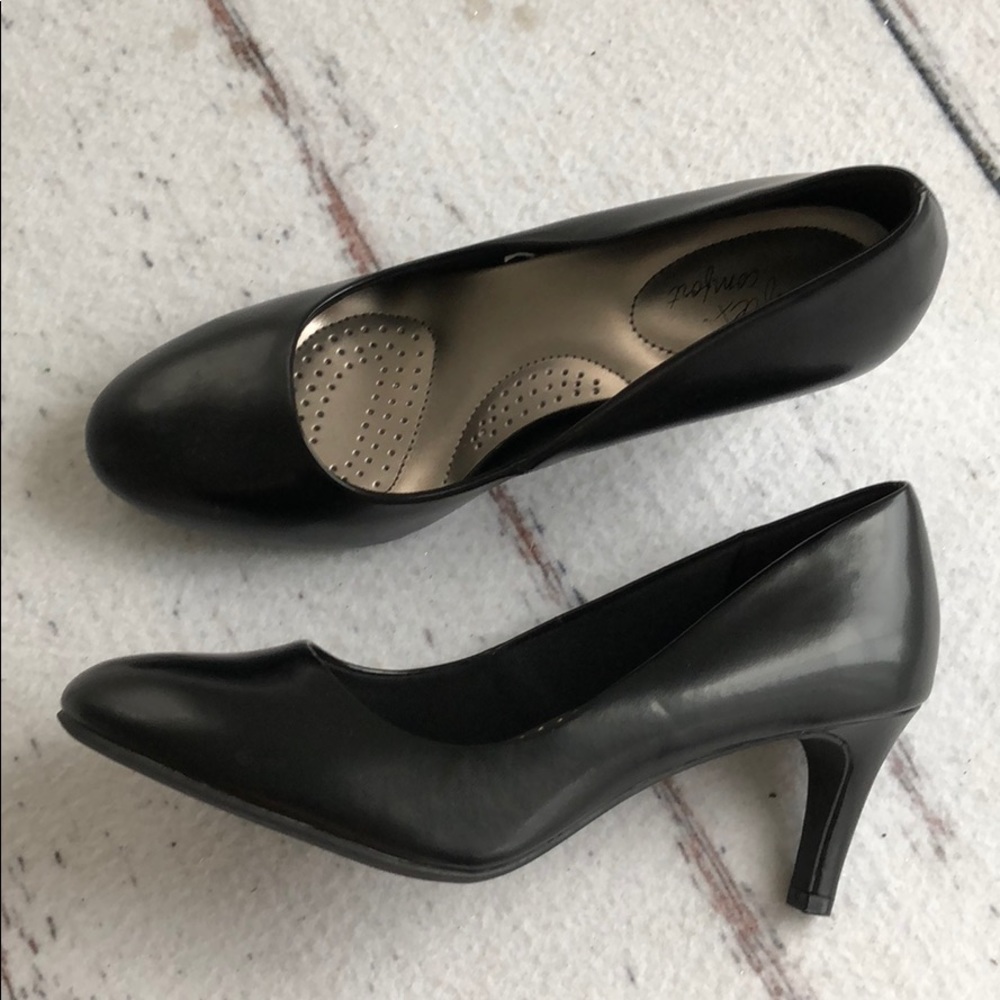 black heels